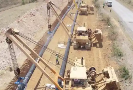 NMDC's 15 MTPA slurry pipeline to reduce carbon impact.