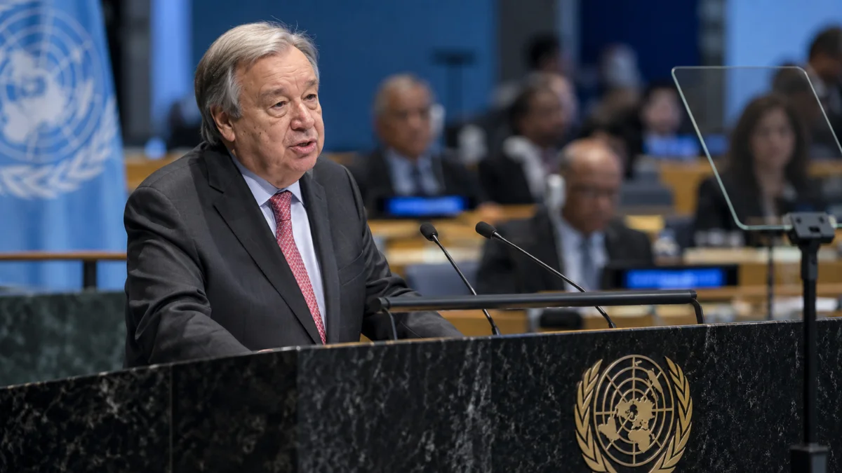 Guterres Ties Climate Finance Push to G20 Fossil-Fuel Exit Timelines