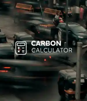 Mobile Header Carbon Calculator Section